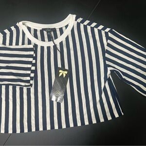 Iris Los Angeles Striped Long Sleeve Top size S